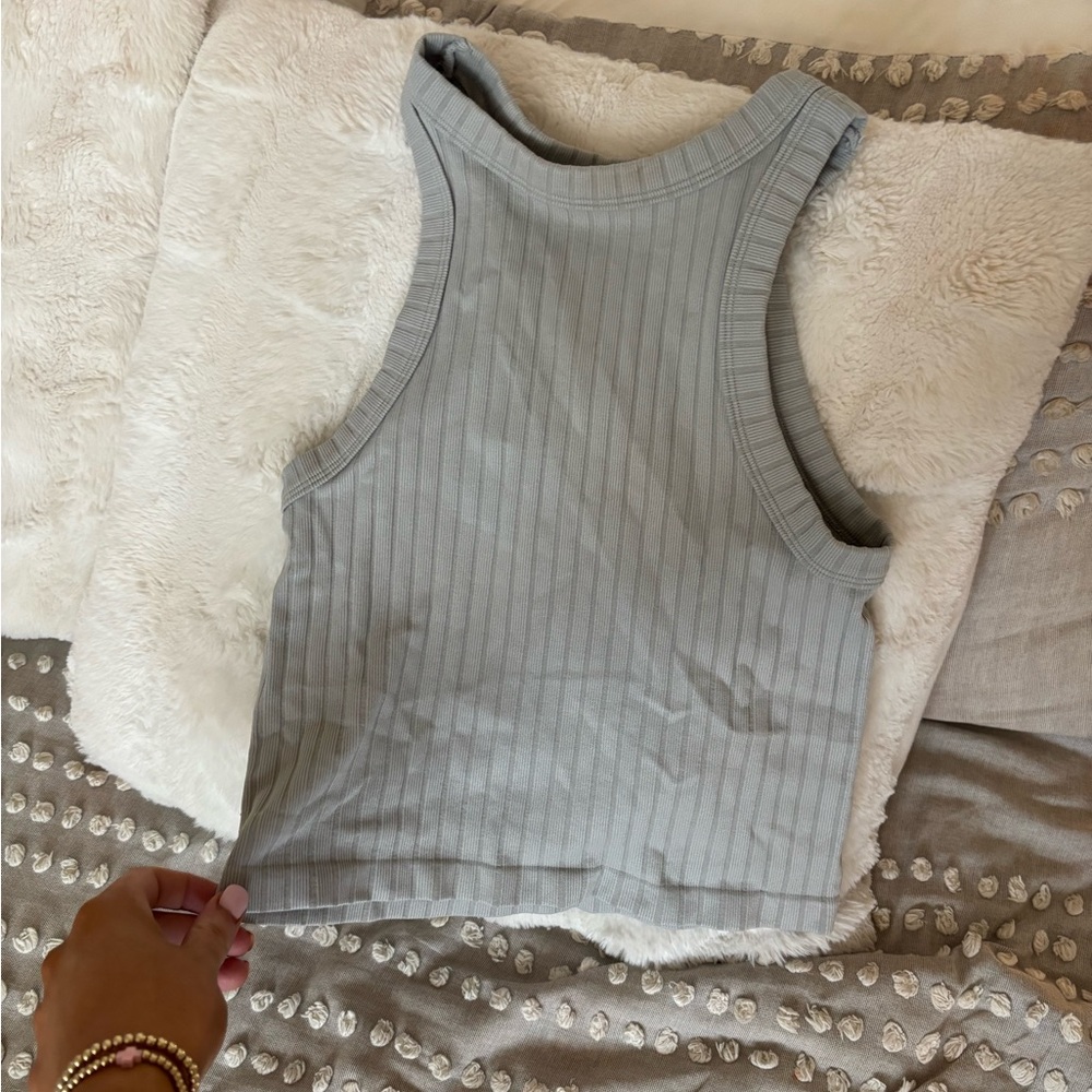 boutique grey tank top